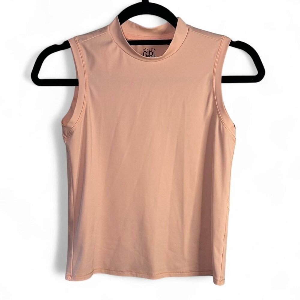 Athleta Girl Overlap Rash-guard in Energetic Peach